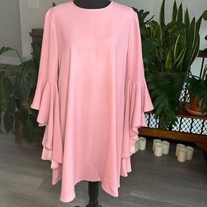 Ted Baker London Ashley Waterfall Sleeve A-Line Dress